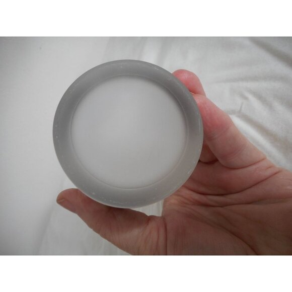 Vintage Frosted Glass Souvenir State Drinking Glass Washington D. C. Graphic - Picture 6 of 6